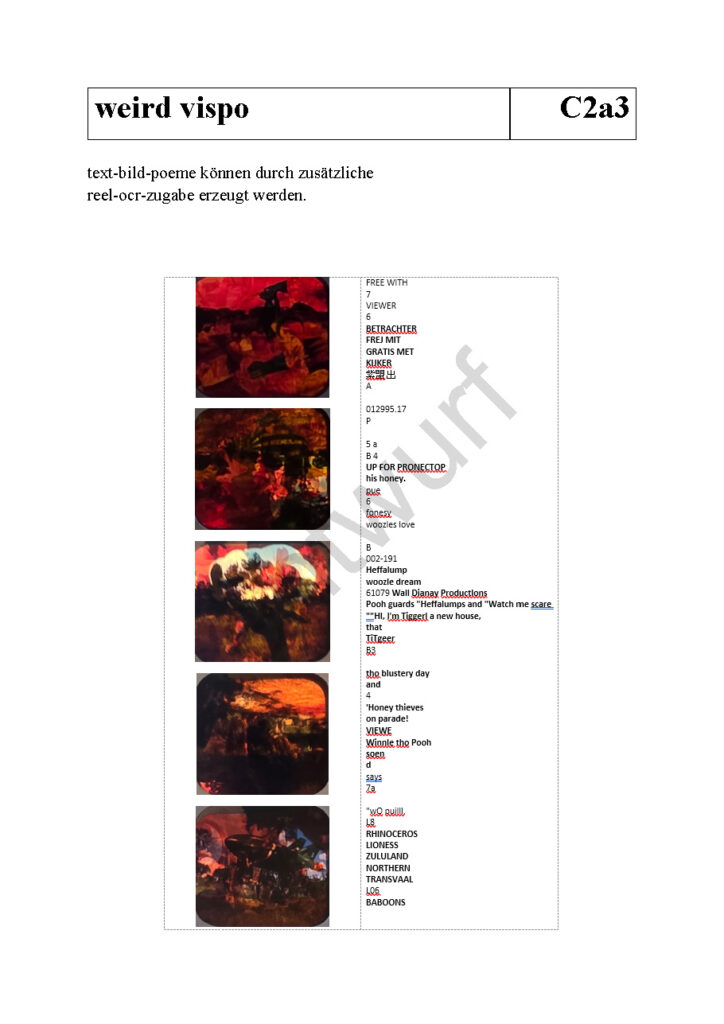 text-bild-poeme können durch zusätzliche reel-ocr-zugabe erzeugt werden.